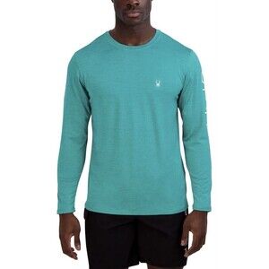 Spyder Men's Standard Heather Long Sleeve Rashguard 30+ UPF Protection Scuba S/P